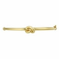 thumbnail image 1 of 14K Yellow Gold High Polish Single Knot Tube Bangle, 1 of 10