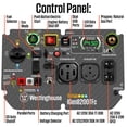 thumbnail image 4 of Westinghouse 8,200-Watt Remote Electric Start Tri Fuel Gas, Propane, Natural Gas Powered Inverter Generator with CO Sensor, 4 of 11