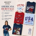 thumbnail image 7 of Mighty Fine Women's Americana Graphic T-Shirt, 7 of 8