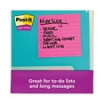 thumbnail image 4 of Post-it Super Sticky Notes, 4 x 4, Lined, 90 Sheet Pads, 6 Pads, Jewel Pop Collection, 4 of 10