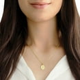 thumbnail image 4 of Virgin Mary Oval Pendant Necklace in 14K Gold, 4 of 5