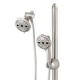 thumbnail image 1 of Oxygenics Easy Slide Bar with Force 10-Setting Combo Shower Head Brushed Nickel, 1 of 12