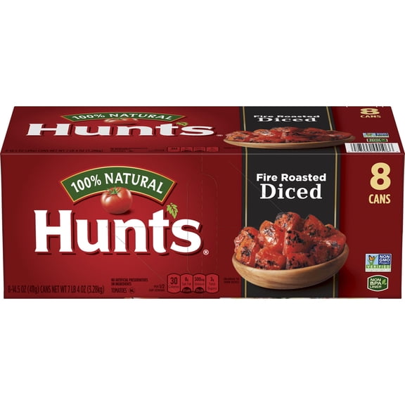 Hunt's Fire Roasted Diced Tomatoes, 14.5 oz., 8 pk.