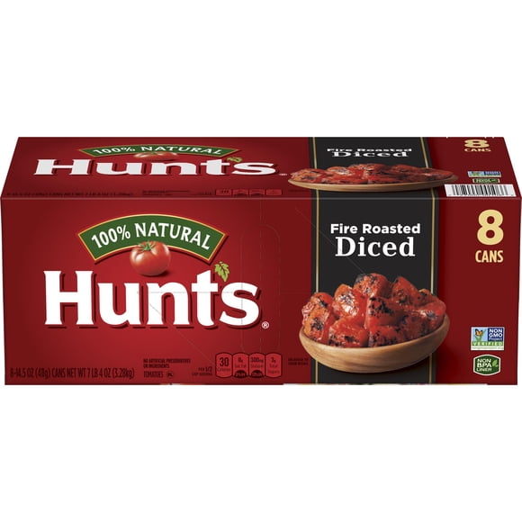 Hunt's Fire Roasted Diced Tomatoes, 14.5 oz., 8 pk.