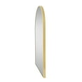 thumbnail image 3 of Always Home 24in x 36in Metal Wall Arch Mirror, Black or Brass, 3 of 6