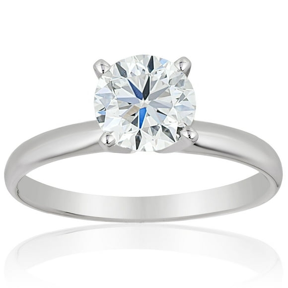1.50 CT. T.W. Round Cut Diamond Solitaire Ring in 18K Gold
