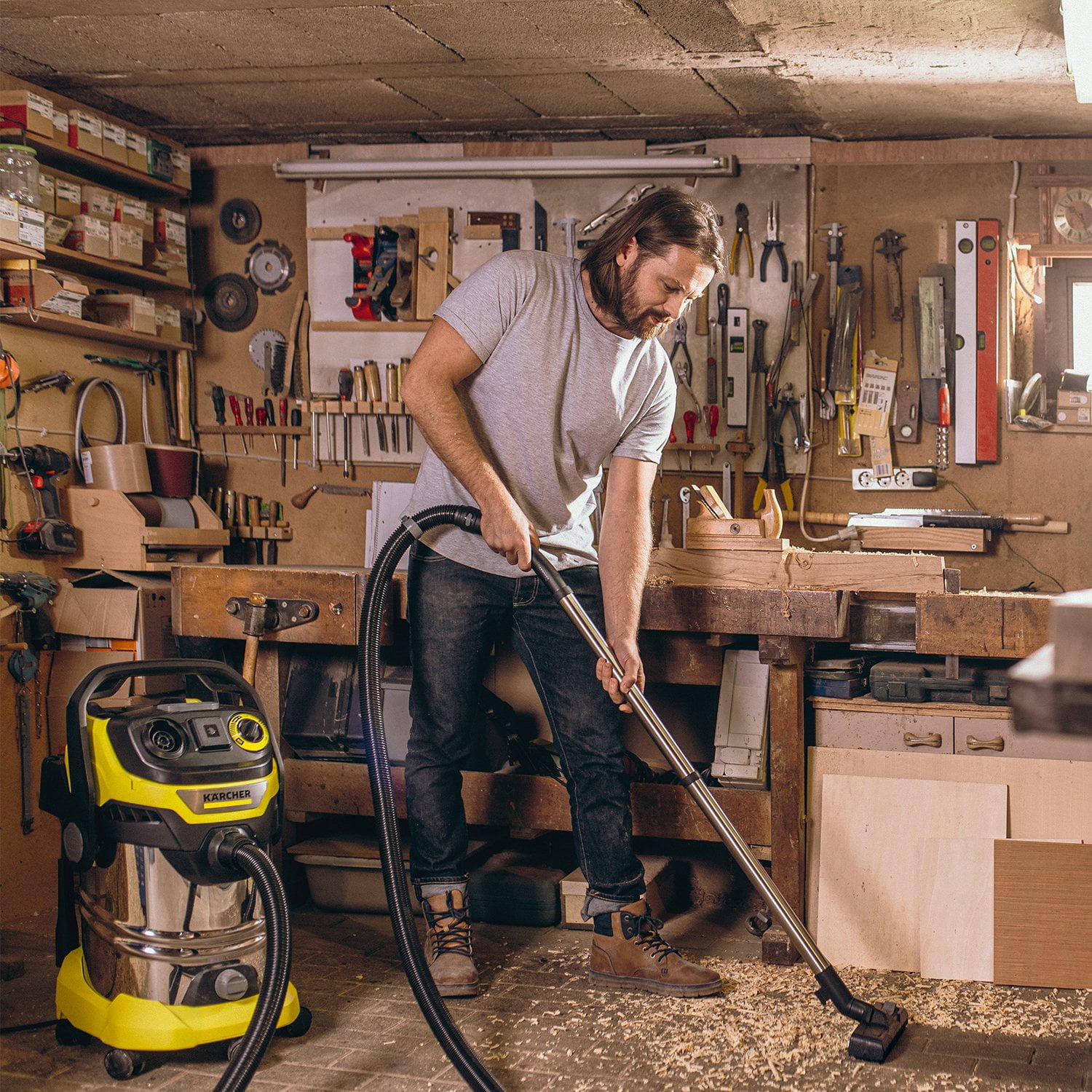 Karcher WD 6 P S Multi-Purpose 8 Gallon Wet-Dry Shop Vacuum 