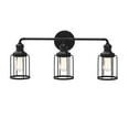 thumbnail image 1 of Cedar Hill 3-Light 2400 Lumen Integrated LED Vanity Light, Matte Black, 1 of 5