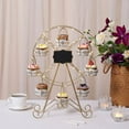 thumbnail image 3 of Gold Metal Rotating Dessert Wheel, 3 of 8