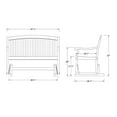 thumbnail image 6 of Member's Mark 4' Teak Glider Bench, 6 of 6
