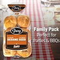 thumbnail image 4 of Franz 4.5" Sesame Hamburger Buns, 12 ct., 4 of 4
