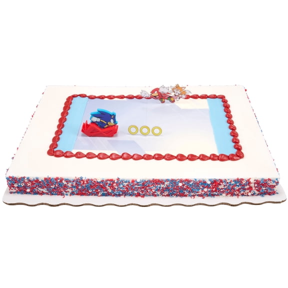 Sonic Full Sheet Cake