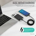 thumbnail image 3 of iHome 5000mAh Magnetic Power Bank with 6Ft USB-C Cable, MagSafe Compatible, 20W Rapid Power Delivery, 3 of 6