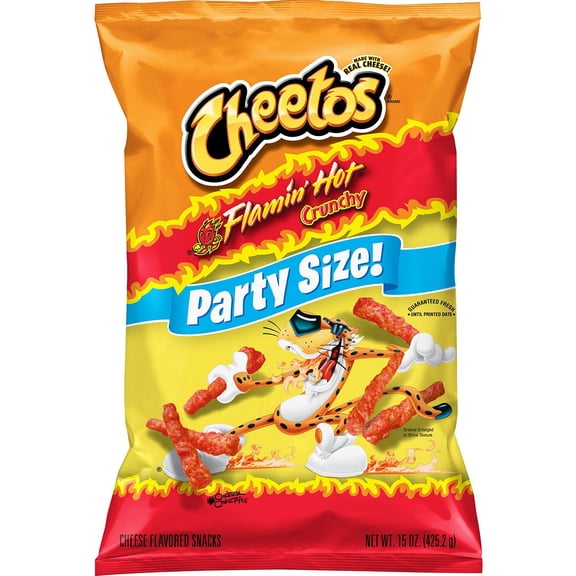 Cheetos Flamin' Hot Crunchy Cheese Flavored Snacks, 15 oz.