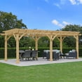 thumbnail image 2 of Yardistry 10' x 22' Meridian Pergola, 2 of 9