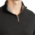 thumbnail image 4 of Lands' End Men's Rib Quarter Zip Pullover, 4 of 5