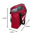 thumbnail image 3 of Logo Brands Wisconsin Badgers Gameday Insulated Tote, 3 of 3