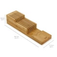 thumbnail image 5 of Joseph Joseph DrawerStore Bamboo 2-tier Knife Organizer, 5 of 5