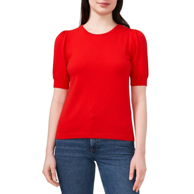 Vince Camuto Women's Short Sleeve Sweater