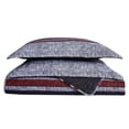 thumbnail image 1 of London Fog Warren Stripe Quilt, 1 of 4