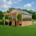 thumbnail image 1 of Backyard Discovery 13' x 11' Traditional Cedar Greenhouse - DIY, 1 of 16