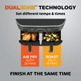 thumbnail image 6 of Ninja Foodi 6-in-1, 8 Quart 2-Basket Air Fryer with DualZone Technology, 6 of 12