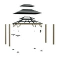 thumbnail image 3 of Aluminum/Steel Hardtop 2-Tier Grill Gazebo, 3 of 12