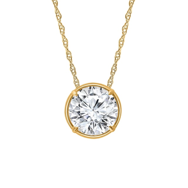 Lab Created Diamond Pendant in 14K Gold