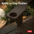 thumbnail image 9 of Keter Seabrook Modern Adirondack Chair with Integrated Cupholder, 9 of 14