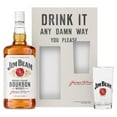 thumbnail image 2 of Jim Beam Kentucky Straight Bourbon Whiskey, 1.75 L with Highball Glass, 2 of 8