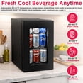 thumbnail image 9 of Frigidaire 0.6 cu. ft. Glass Door Compact Beverage Refrigerator, 9 of 10