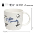 thumbnail image 4 of Logo Brands Dallas Mavericks 18oz Playmaker Mug Bundle, 4 of 5
