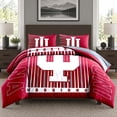 thumbnail image 4 of Logo Brands Indiana Hoosiers Comforter Set, 4 of 5