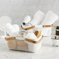 thumbnail image 3 of Member's Mark Mesh Baskets with Wood Handles, Assorted Colors Set of 2, 3 of 6