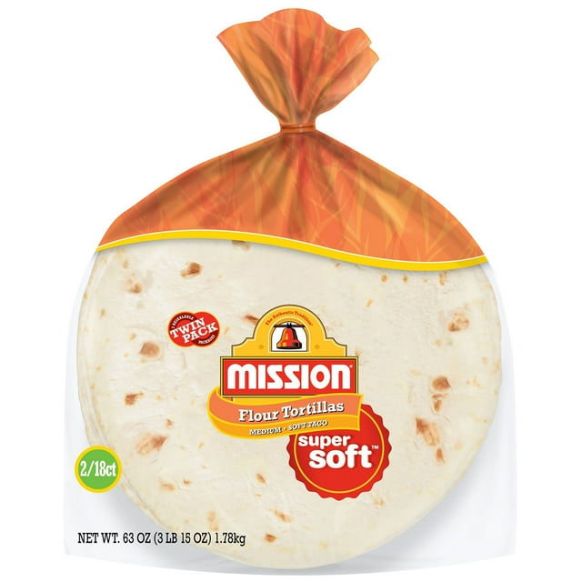 Mission Medium Soft Taco Flour Tortillas 31.5 oz., 2 pk.