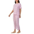 thumbnail image 2 of Character Women's Short Sleeve and Pant Pajama Set, 2 of 7