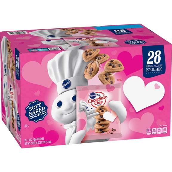 Pillsbury Soft Baked Mini Chocolate Chip Cookies, 1.5 oz., 28 pk.