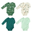 thumbnail image 2 of Member's Mark Baby 4-Pack Organic Cotton Bodysuit, 2 of 7