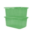 thumbnail image 9 of Member's Mark 60 Quart Clear Storage Tote, 17.2" D x 25.7" W x 12.0" H, 1 pack or 4 pack, 9 of 10