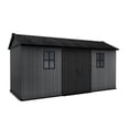 thumbnail image 4 of Keter 7.5' x 15' Newton Plus Resin Outdoor Shed, Graphite, 4 of 20