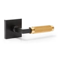 thumbnail image 1 of Explore Hardware Black/Gold Geneva Collection Door Handle Set, 2 Pack, 1 of 4