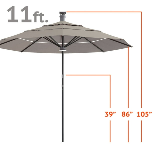 height of patio umbrella BEWEGNLNHK Wall Half Adjustable Half Umbrella 6.53ft Rectangular Half Umbrellas, Half Market Umbrella, Waterproof and UV Protection(Brown) : Patio, Lawn & Garden Best Practices to Pick the