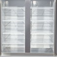 thumbnail image 3 of Maxx Cold X-Series Double Glass Door Commercial Refrigerator, Stainless Steel (49 cu. ft.), 3 of 9