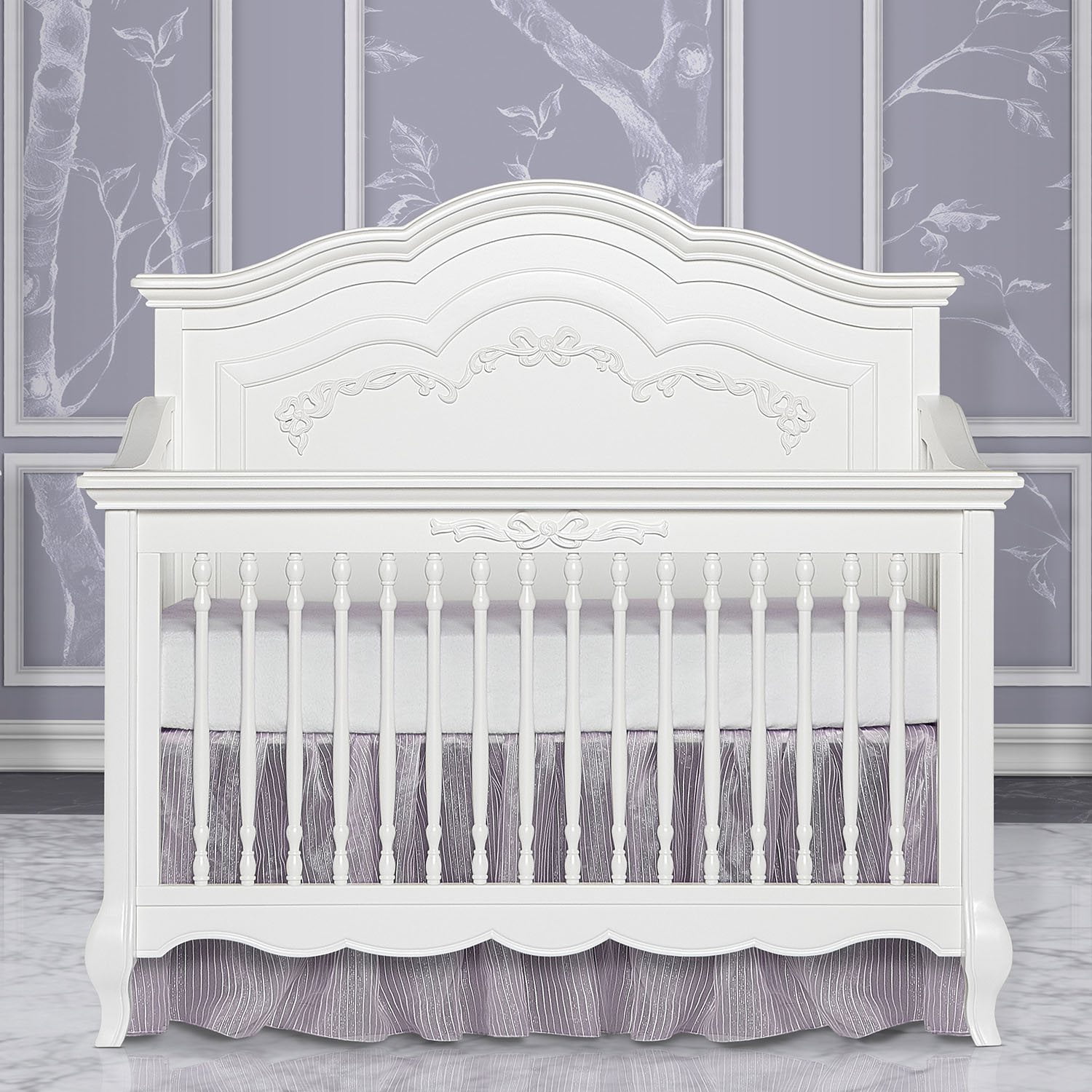 Aurora Crib Evolur Aurora Dresser Evolur Aurora 5-in-1 Convertible Crib,  Choose Color