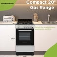 thumbnail image 12 of Hamilton Beach 20" Gas Range with Shallow Tray, 12 of 16