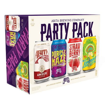 Abita Brewing Party Pack Ale and Lager Beer Variety Pack, 12 fl. oz. can, 12 pk.