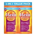 thumbnail image 1 of Metamucil Psyllium 4in1 Fiber Sugar-Free Powder, Orange, 26.6 oz., 2 pk., 1 of 10