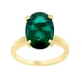 thumbnail image 3 of Solitaire Oval Gemstone Ring in 14K Gold, 3 of 6