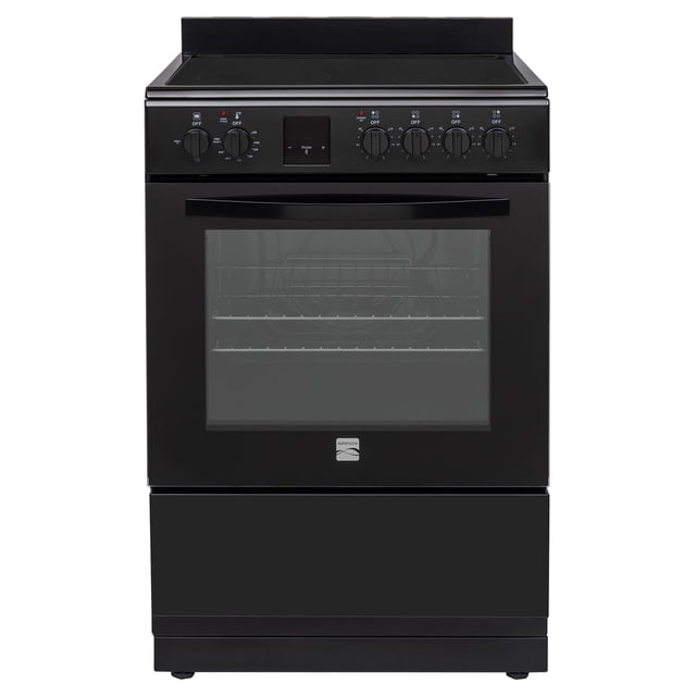 Kenmore 24-In. Front-Control Electric Range, 2.68 Cu. Ft. Oven, 4 Elements, Storage Drawer