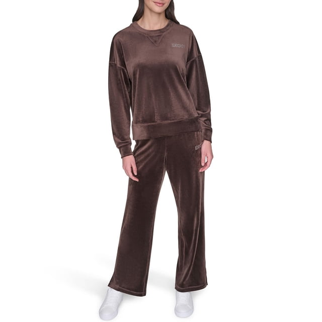 DKNY Bling Velour Pant